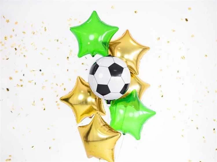 Party Deco PartyDeco Folinis balionas "Futbolo kamuolys" 40 cm