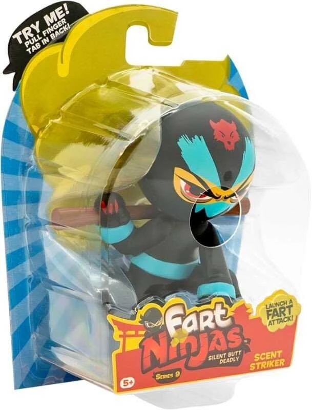 Party Deco Funrise Toys FART NINJAS fig.su dwiękiem Scent Striker 70714