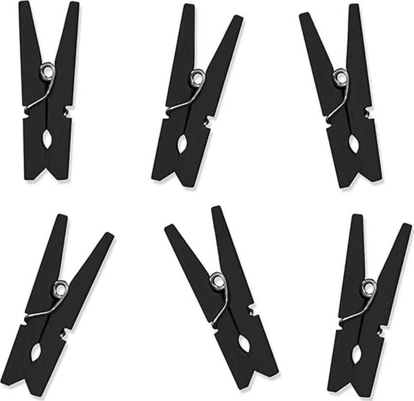 Party Deco Mini segtukai 3.5cm juodi 10 vnt