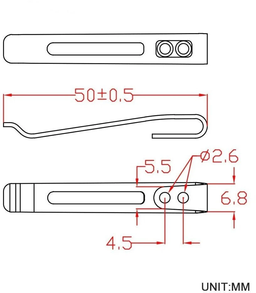 Party Deco Klips CIVIVI Deep Carry peiliui EDC CA05B