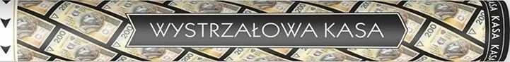 PartyDeco Party Deco Konfeti šaudyklė, banknotai, 60 cm universali