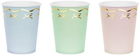 Party Deco PartyDeco kaspinėlių formos puodelių mišinys 220 ml A6 KPP94-EU1 70929
