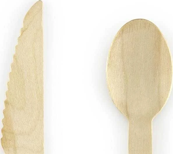 Party Deco Mediniai įrankiai komplektas 16cm po 6 vnt