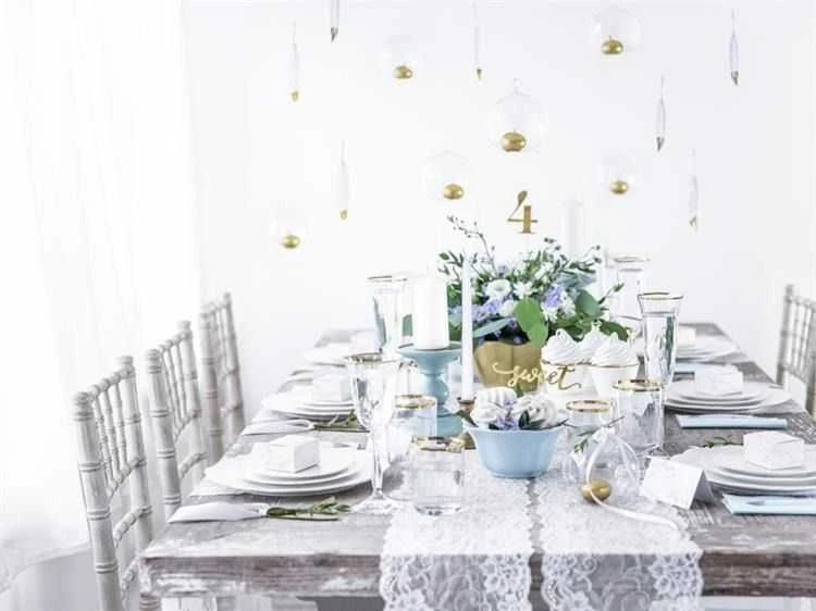 PartyDeco Dėžutės Auksinės šakelės