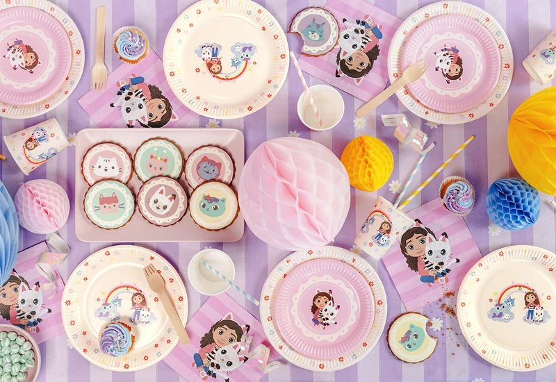 Party Deco PartyDeco Gabi katės namelio servetėlės 33x33 mišinio A20 99265