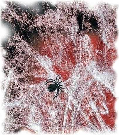 Party Deco Voratinklis „Halloween“, baltas, 60 g