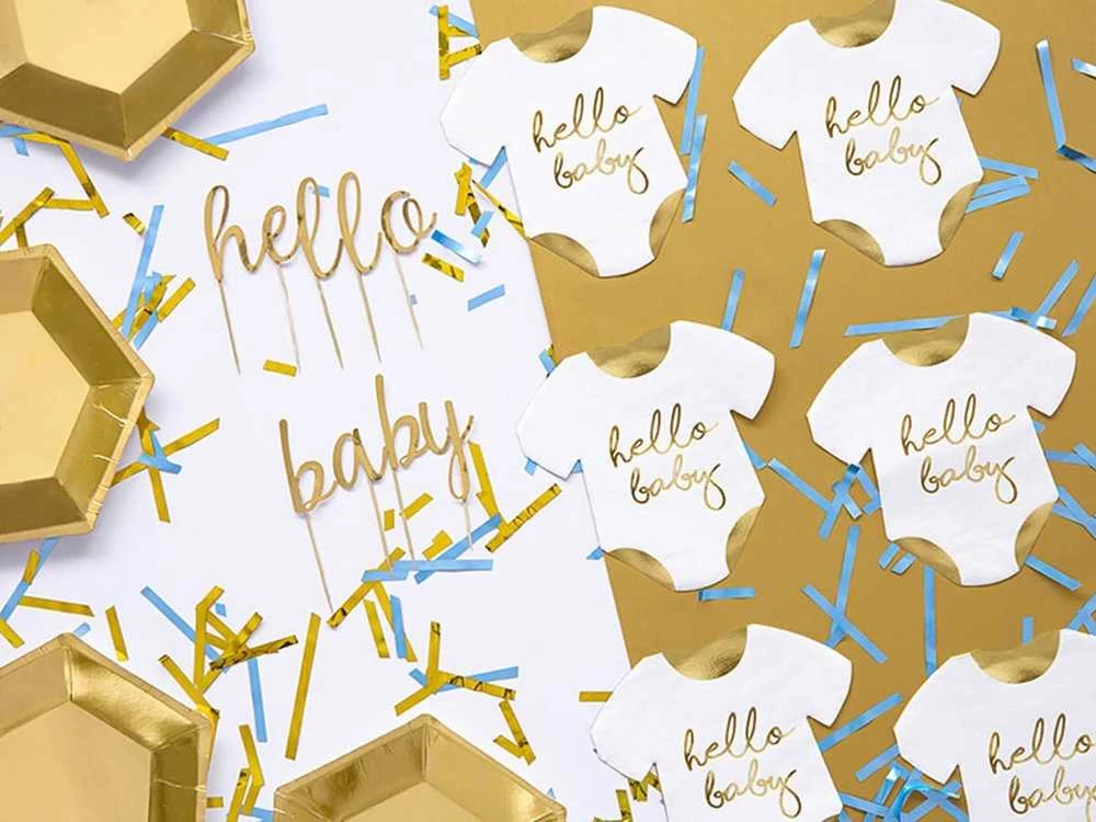 Party Deco Servetėlės "Hello baby"