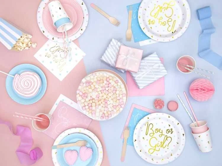 Party Deco Mediniai įrankiai komplektas rausvi 16cm po 6 vnt