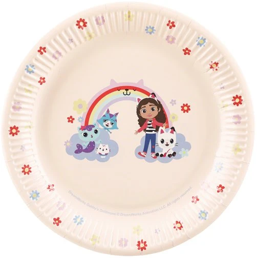 Party Deco PartyDeco Gabi katės namelio lėkštės, mišrios, 23 cm, A6, TPP104 99210