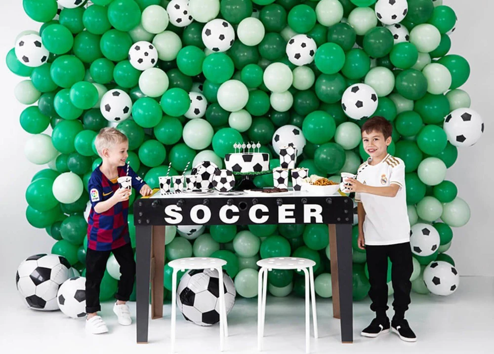 Party Deco Popierinės lėkštutės "Futbolas" 18cm 6 vnt