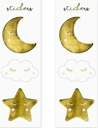 Party Deco Dovanų maišeliai "Žvaigždutės" 13*14cm 6 vnt