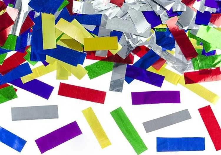 Party Deco Konfeti patranka įvairių spalvų 60cm 1 vnt