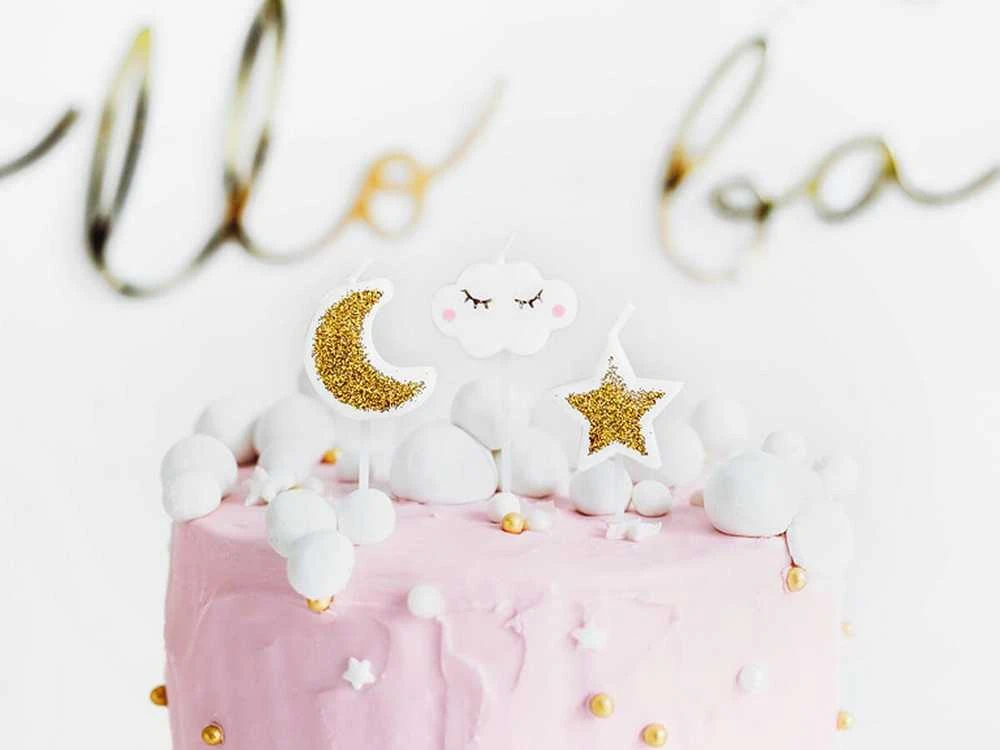 Party Deco Žvakutės gimtadienio 5 vnt 3.5cm