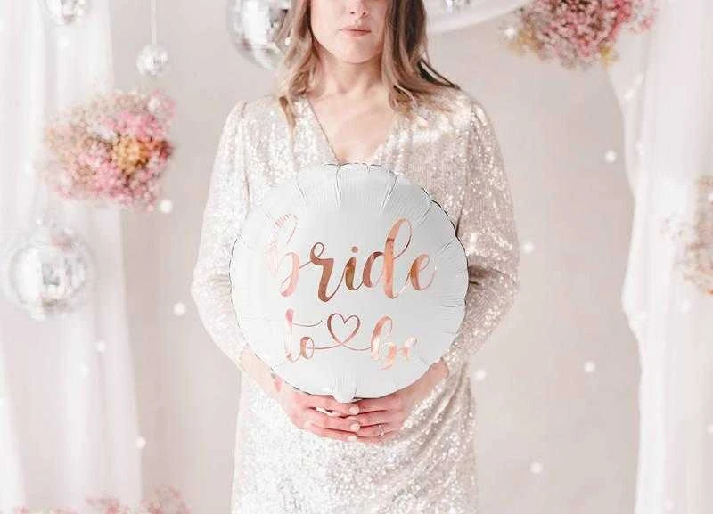 Party Deco Folinis balionas "Bride to be" 45cm