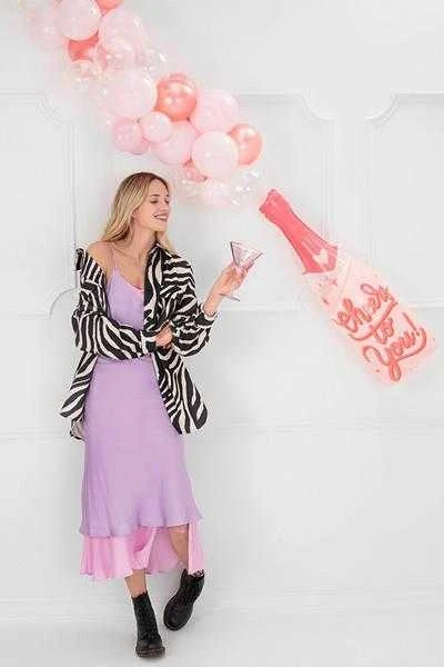 Party Deco Folinis balionas "Butelis" 38&97cm