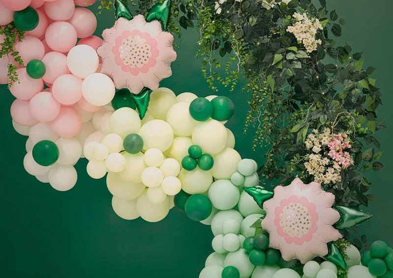 PartyDeco Folinis balionas "Gėlė" 70&62cm