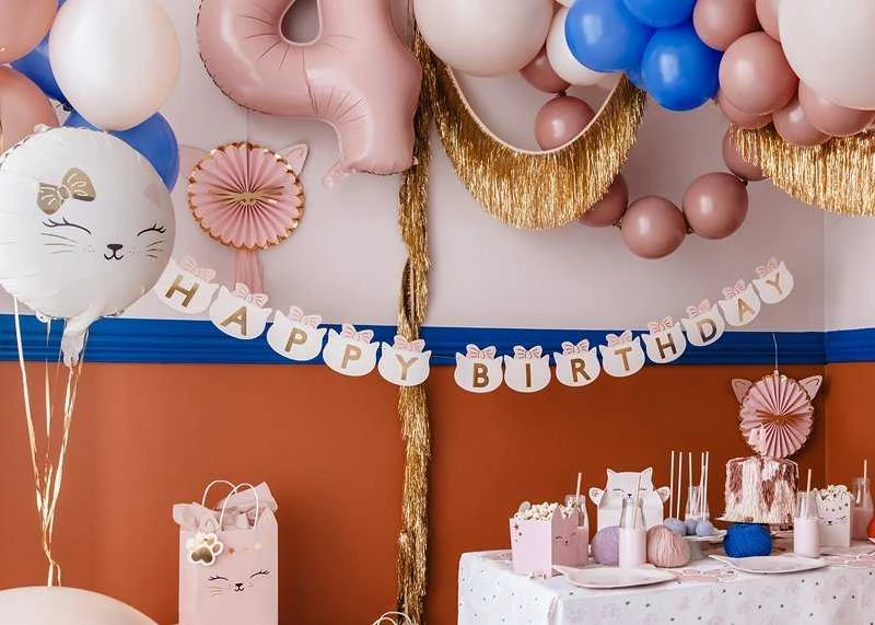 PartyDeco Folinis balionas Katytė, 45cm