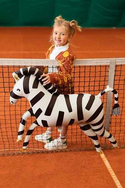 PartyDeco Folinis balionas Zebras, 115x85 cm