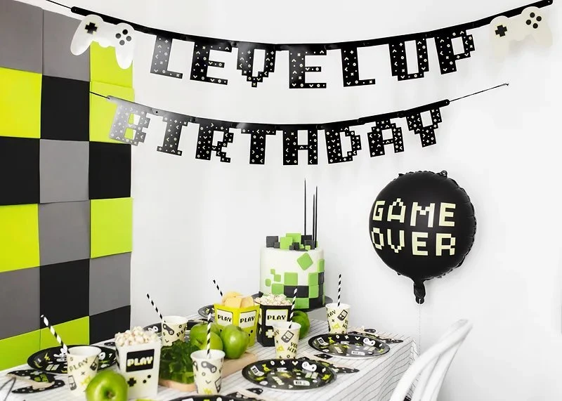 Party Deco Folinis balionas "Game over" 45cm