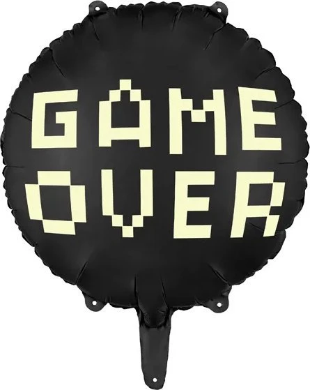 Party Deco Folinis balionas "Game over" 45cm
