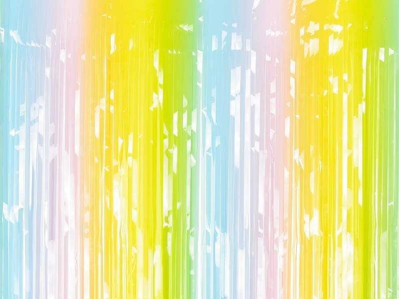 PartyDeco Folinė kutų užuolaida dekoracijoms, Spalva: Marga