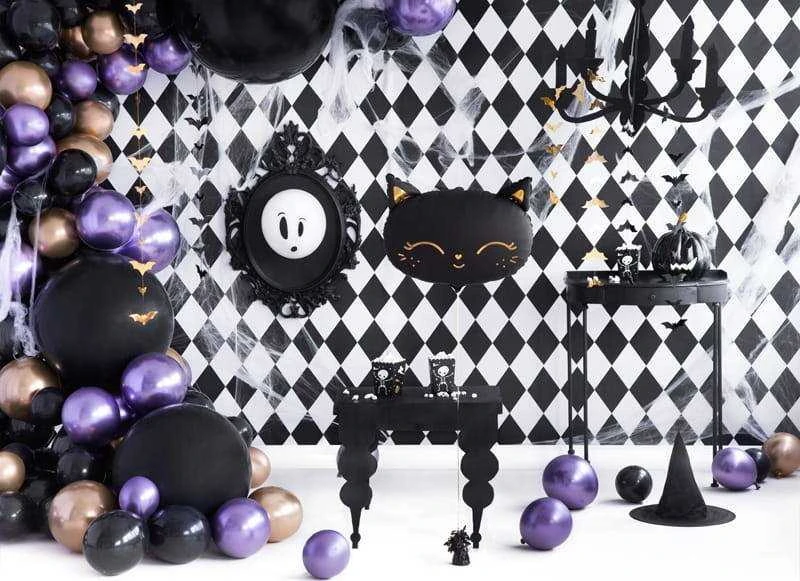 Party Deco Dėžutės popcorn "Boo" 6 vnt 7*7*12,5cm helovino šventei