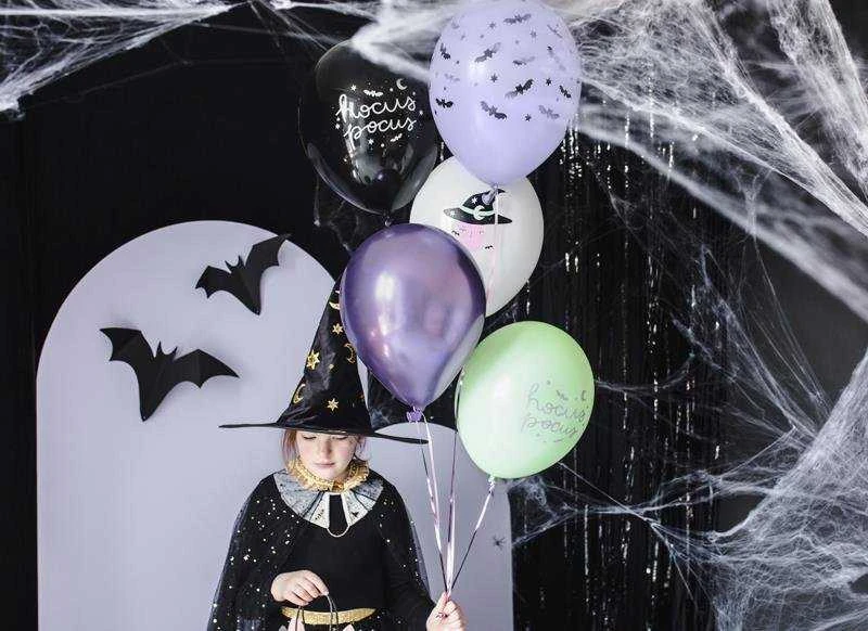 PartyDeco Folinė kutų užuolaida dekoracijoms, Spalva: Juoda