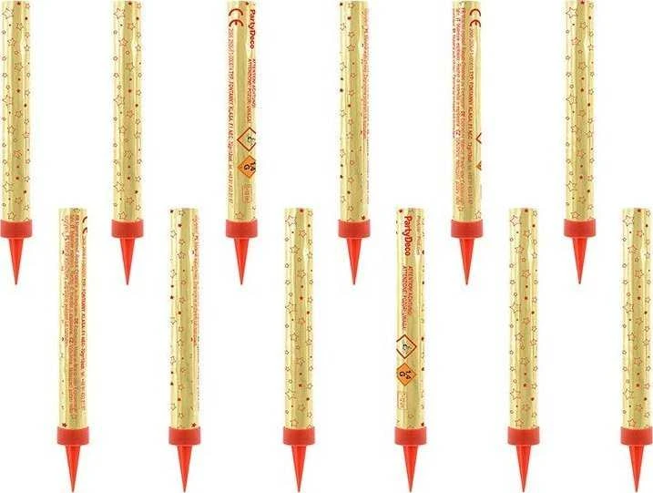 PartyDeco Torto fontanas-fejerverkas 12 vnt 12cm