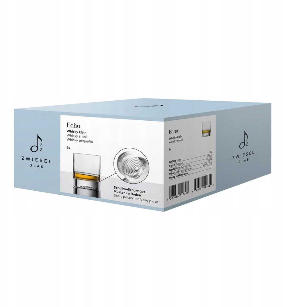 Pasabahce Viskio stiklinės, 200 ml, „Echo“, 4 vnt.