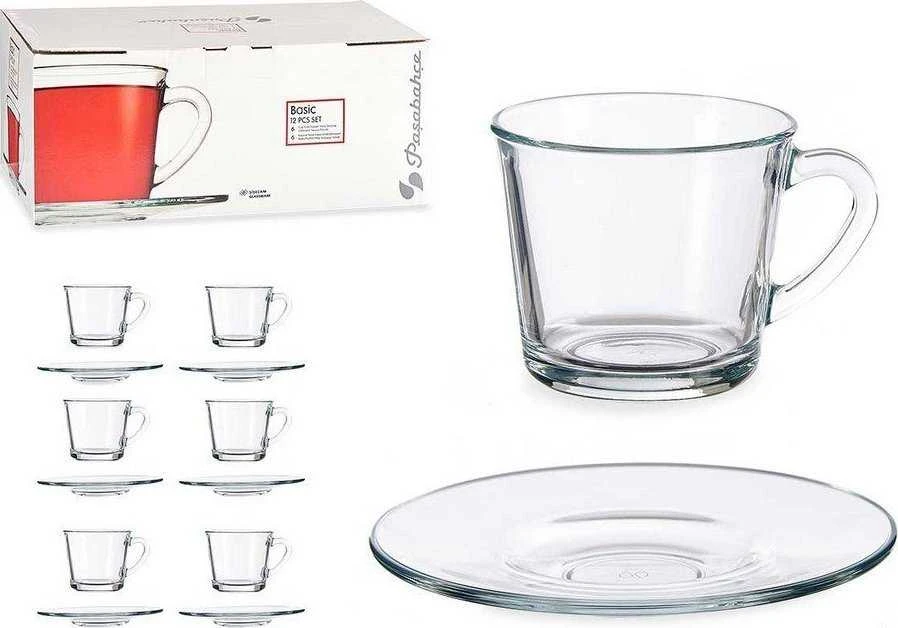 12 dalių kavos rinkinys Basic 190 ml PASABAHCE