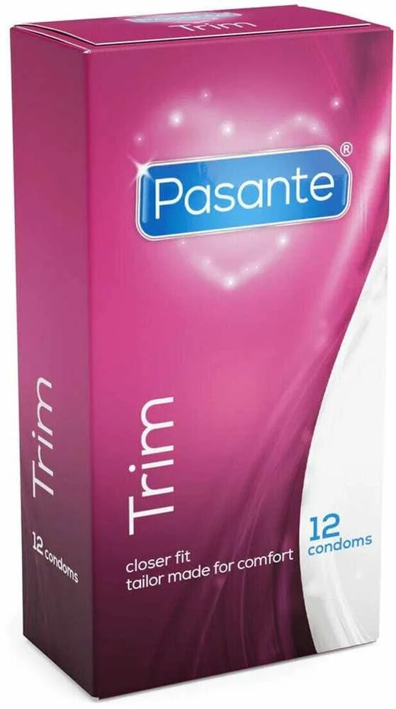 Pasante Healthcare Prezervatyvai „Trim“, 12 vnt.