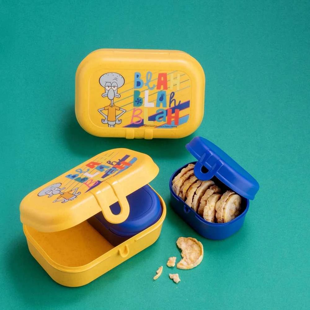 Pusryčių dėžutė su 2 indeliais Pascal Ready Mini SpongeBob, KOZIOL