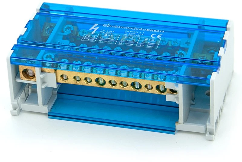 ELS Elektrotechnika skirstomasis tiltelis TH bėgelio juostai 4x11 ELS Elektrotechnika BR8411