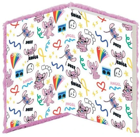 Pyramid Paso Lilo ir Stitch Angel - pliušinis užrašų sąsiuvinis A5 14,8x21