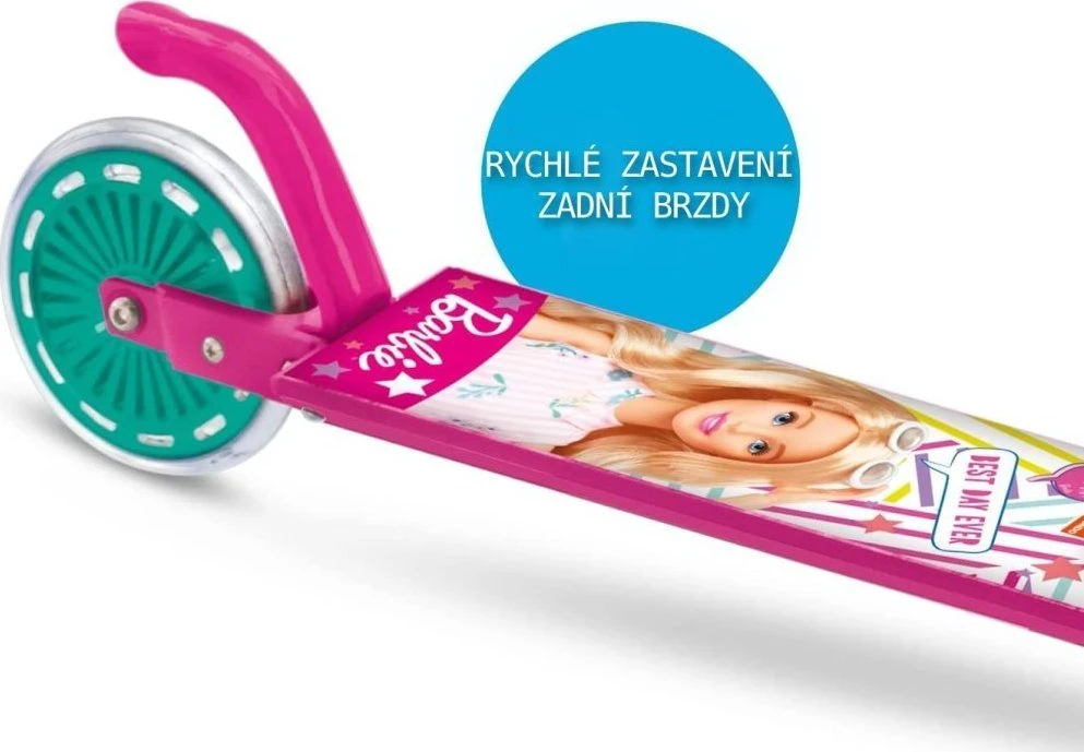 Hulajnoga Paspirtukas Barbie