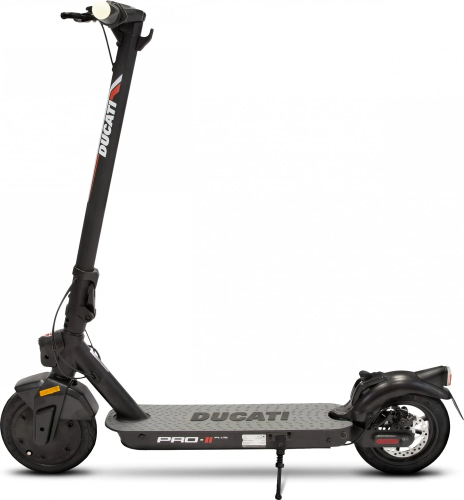 Ducati firminis elektrinis paspirtukas PRO-II PLUS su posūkio signalais 350 W 10" 6-25 km/h Juodas