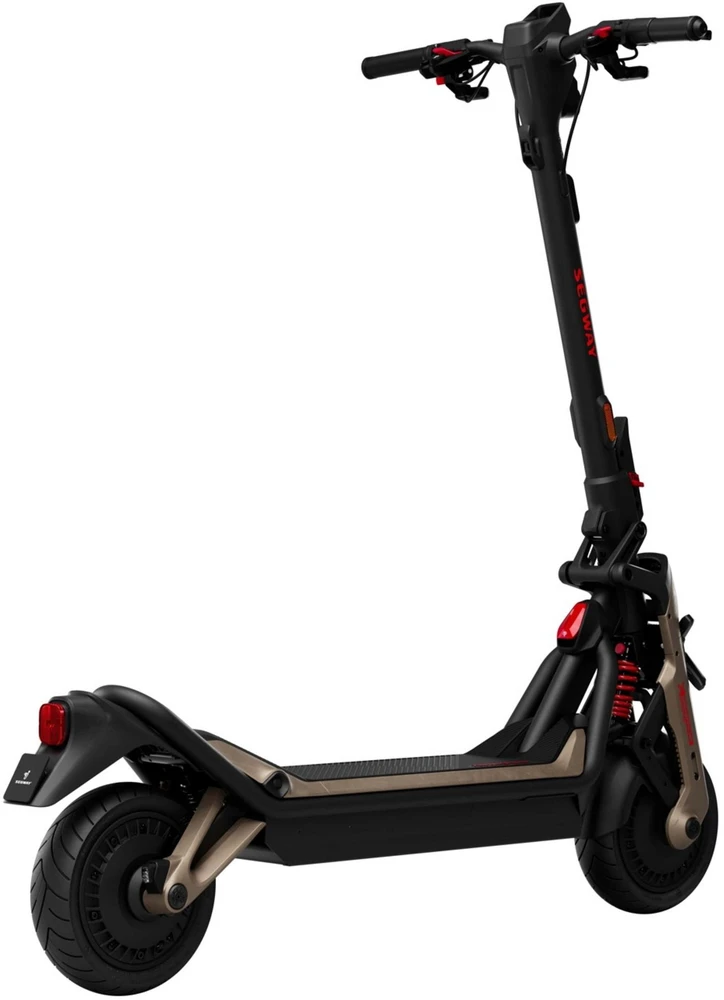 Segway | Superscooter GT3 Pro | Elektrinis paspirtukas | Maks. 2 x 3500 W | Iki 80 km/h | 11" | Juodas ir auksas