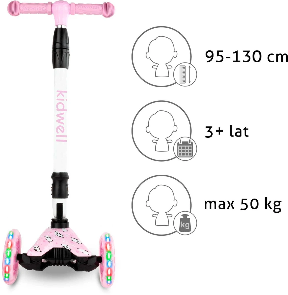 Paspirtukas Kidwell Vento Šviesiai rožinė (HUBAVEN01A9)