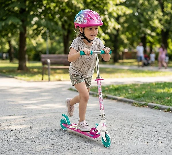 Paspirtukas Kubisport Sulankstomas Vaikiškas Paspirtukas Mondo Vienaragis Unicorn Violetinė (Kub_05-28693K)
