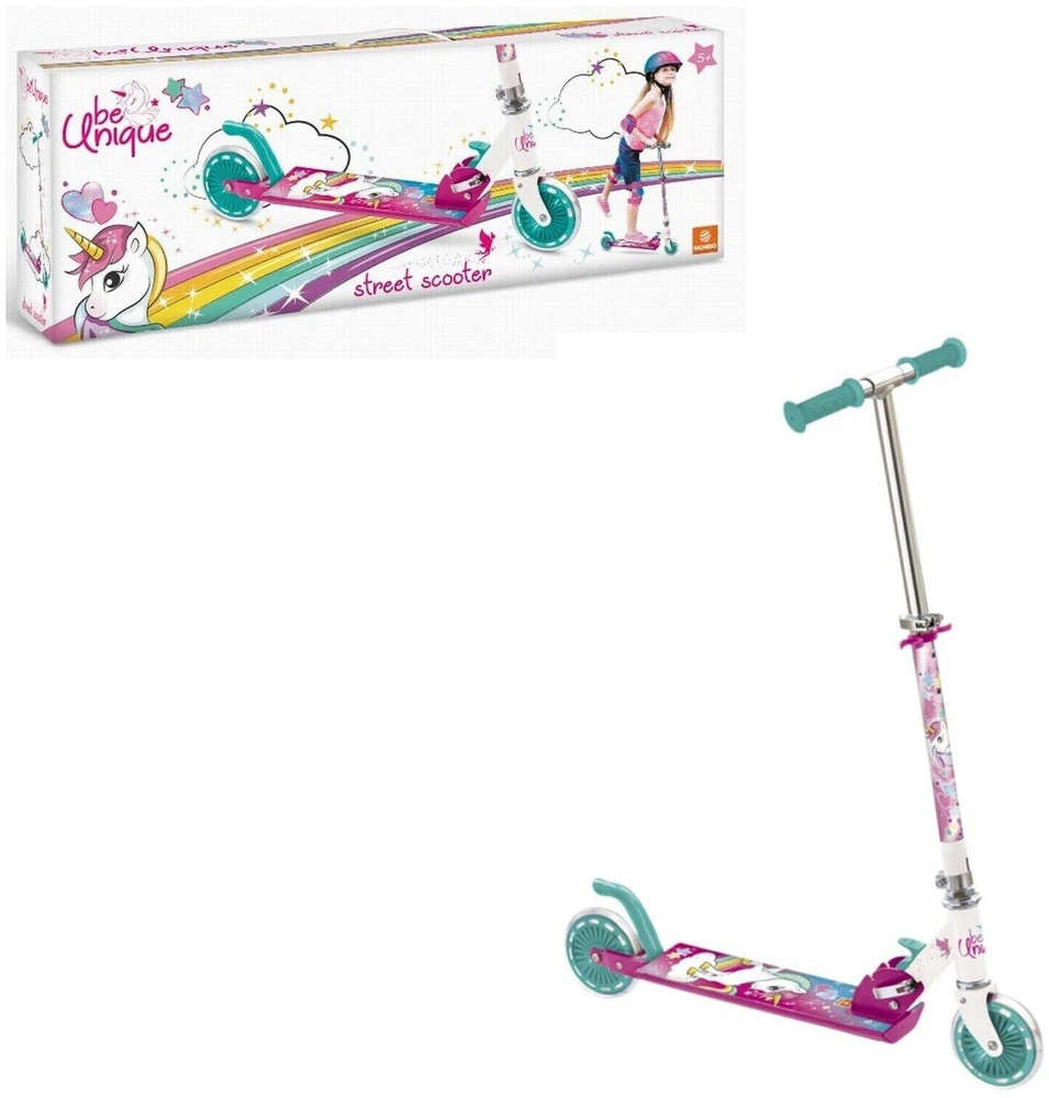 Paspirtukas Kubisport Sulankstomas Vaikiškas Paspirtukas Mondo Vienaragis Unicorn Violetinė (Kub_05-28693K)