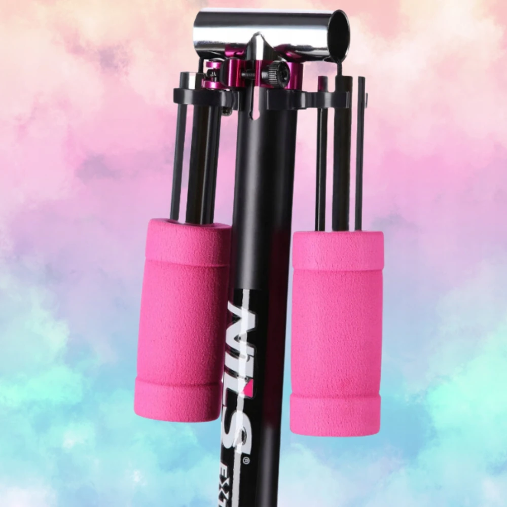 HM0106 ROŽINĖ Paspirtukas NILS EXTREME