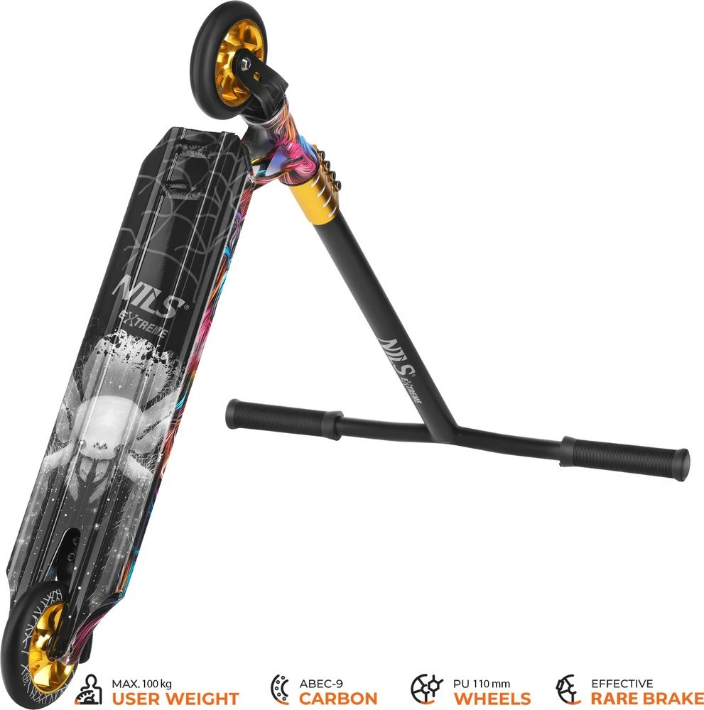 Triukų paspirtukas NILS Extreme HS221 Spider