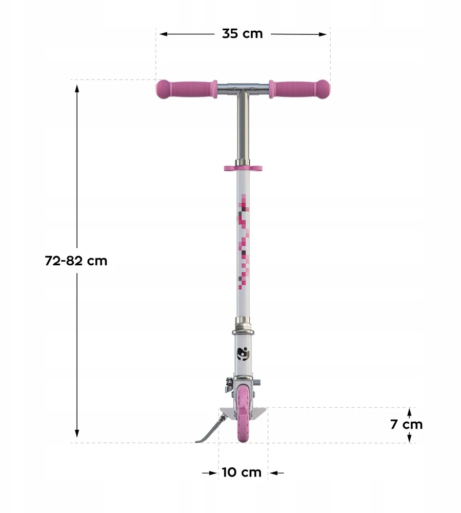 Tulano Rožinė Zigzag 35 Rožinė scooter