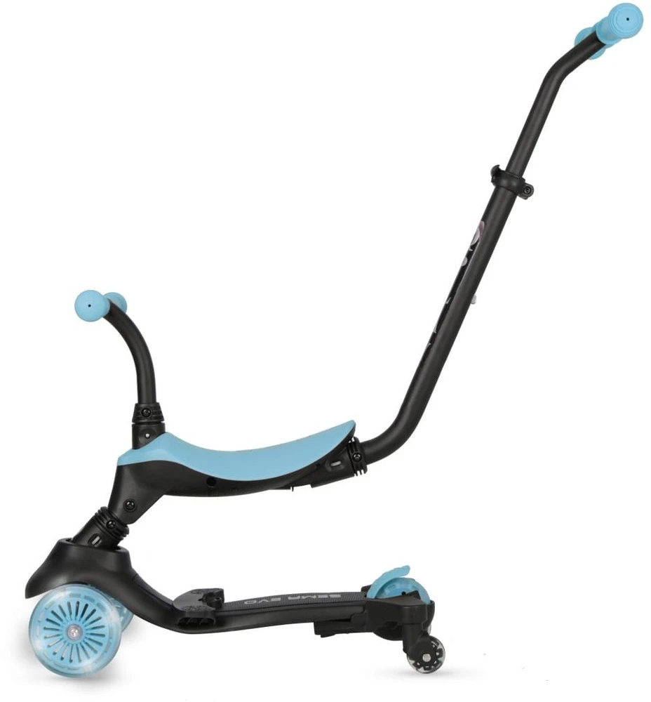 MILLY MALLY 6311 Qplay Sema Evo 3in1 dangaus mėlynas paspirtukas
