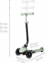 MILLY MALLY 5691 Qplay Sema Pro 3in1 Motoroleris žalias
