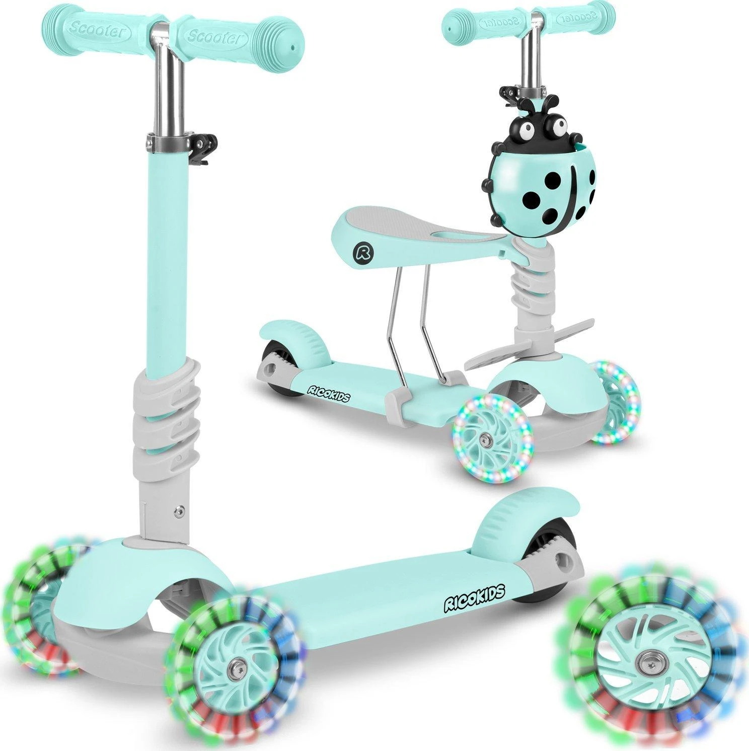 Triratis paspirtukas Ricokids Buggy