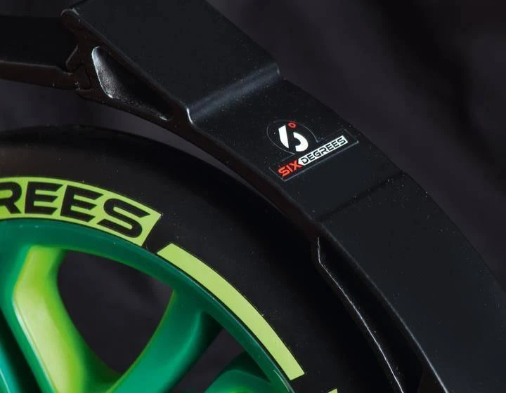 Six Degrees Scooter skrejritenis 205 mm zaļš AU 511