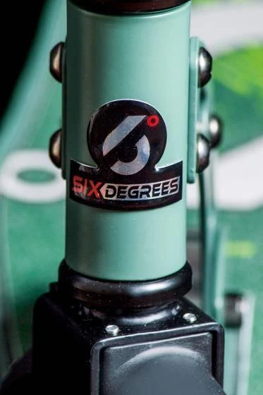 Six Degrees Scooter skrejritenis 205 mm zaļš AU 511