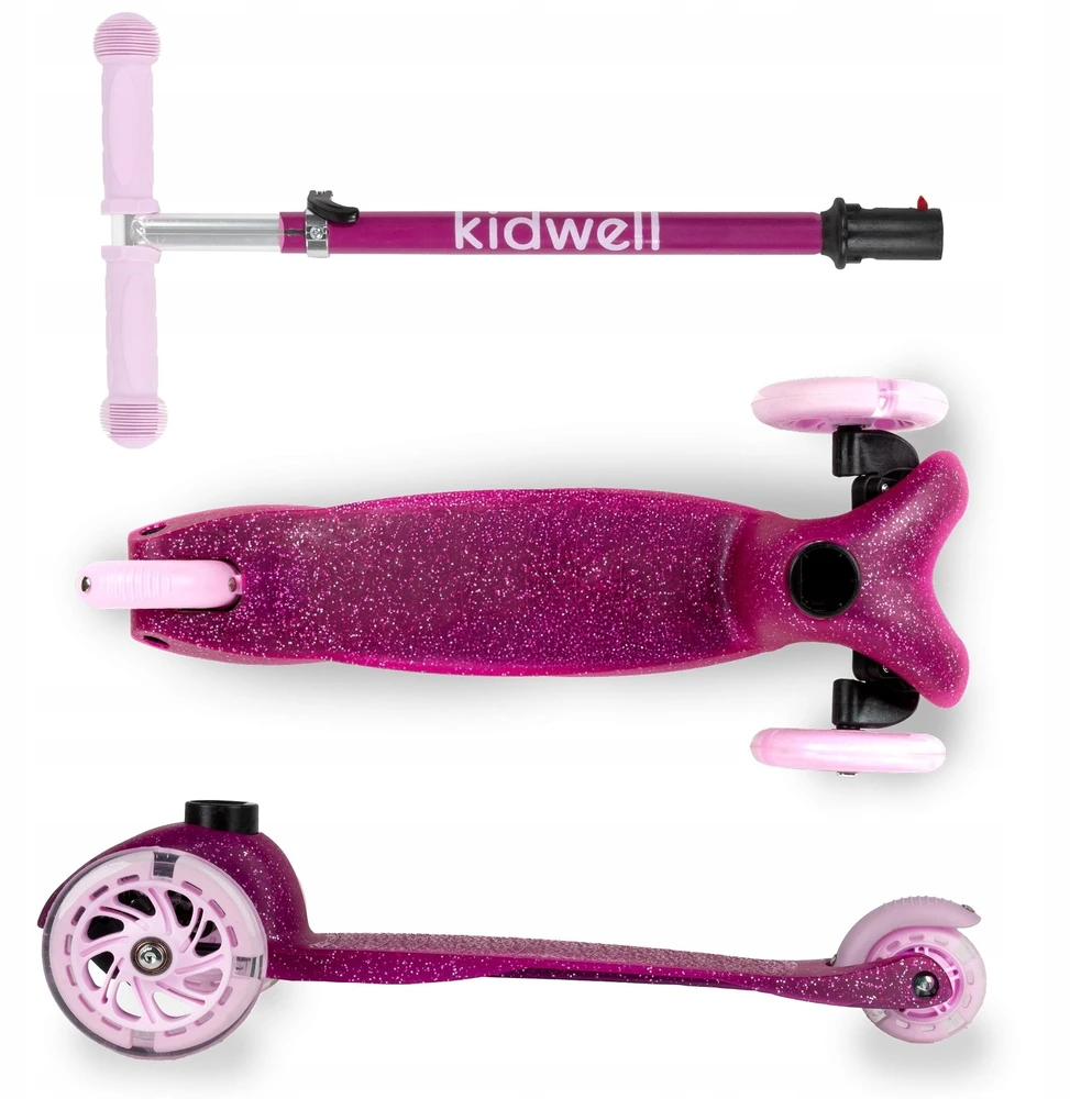Paspirtukas Skids Control Paspirtukas BALANSOWA UNO GLITTER Rožinis 5906601709210