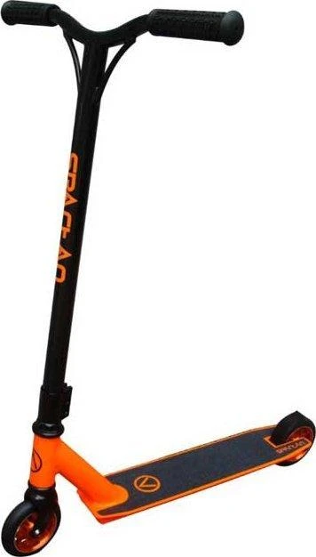 Triukinis paspirtukas su guoliais ABEC-7 Spartan Stunt (100 mm ratai) - Oranžinis